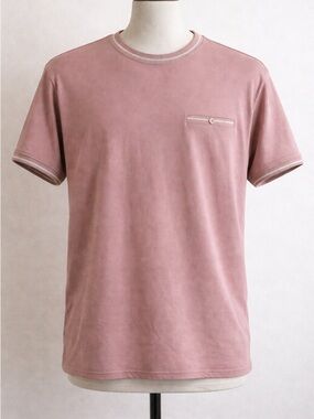 Cactus Men's Short Sleeve Pocket Tee - Mauve Pink